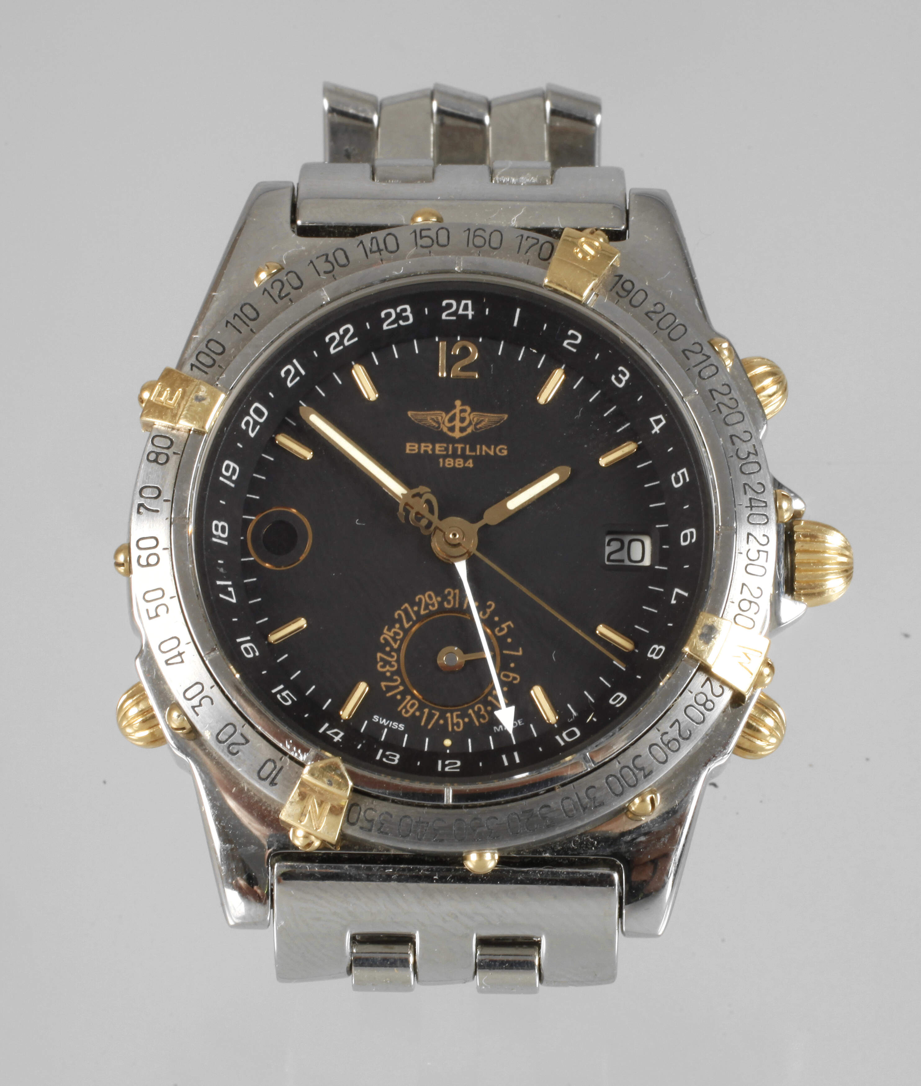 Herrenarmbanduhr Breitling Duograph