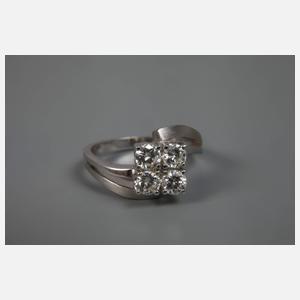 Damenring mit Brillanten