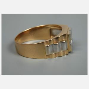 Herrenring mit Brillant