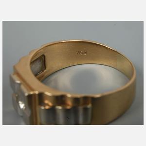Herrenring mit Brillant