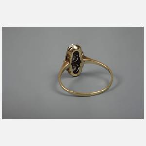 Diamantring Art déco