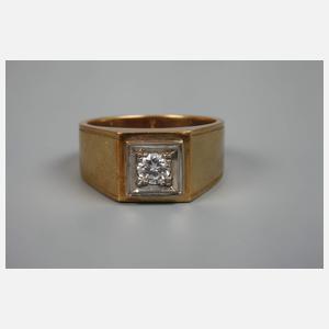 Herrenring mit Brillant