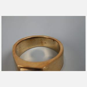 Herrenring mit Brillant