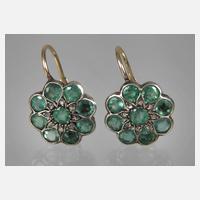 Historische Ohrringe mit Smaragden111