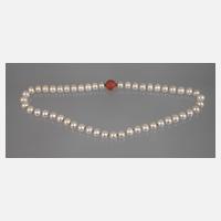 Perlenkette mit Korallenverschluss111