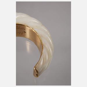 Cartier Armspange mit Perlmutt