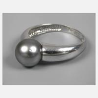 Damenring mit Perle111