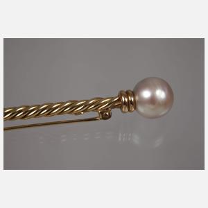 Stabbrosche mit Südseeperle