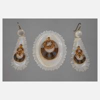 Feines Schmuckset mit Perlmutt111