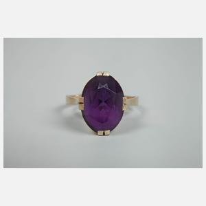 Damenring mit Amethyst