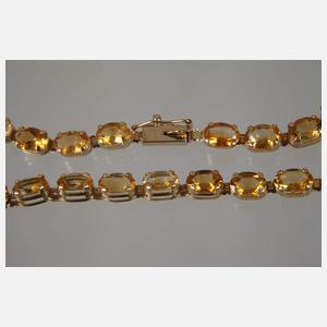 Armband mit Citrinen