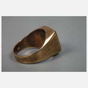 Herrenring mit Steinbesatz