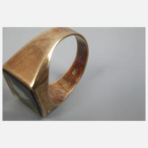 Herrenring mit Steinbesatz