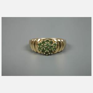 Damenring mit Tsavoriten