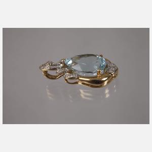 Anhänger mit Blautopas