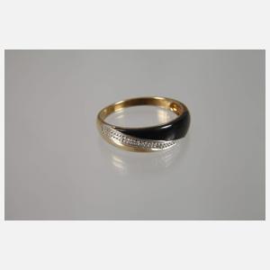 Schmuckkonvolut mit Onyxbesatz