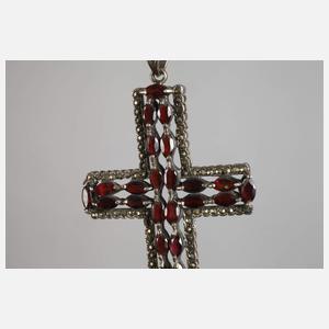 Großer Kreuzanhänger mit Granaten