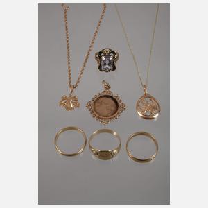 Großes Schmuckkonvolut