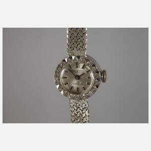 Descarles, Damenarmbanduhr mit Diamanten