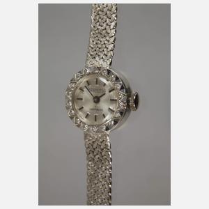 Descarles, Damenarmbanduhr mit Diamanten