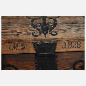 Runddeckeltruhe Barock