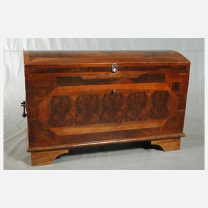 Runddeckeltruhe Biedermeier