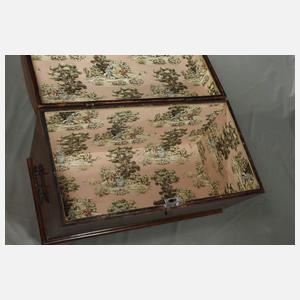 Runddeckeltruhe Biedermeier