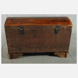 Runddeckeltruhe Biedermeier