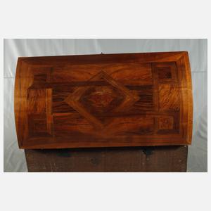 Runddeckeltruhe Biedermeier