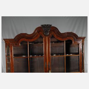 Große barocke Aufsatzvitrine