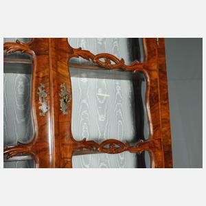 Feiner Vitrinenschreibschrank