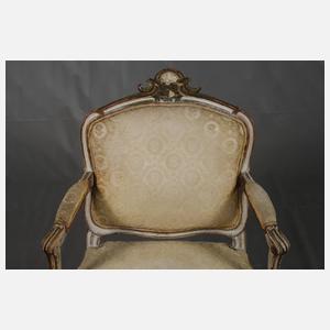 Paar Barocksessel aus Schloss Pullach