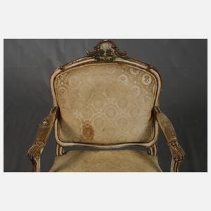 Paar Barocksessel aus Schloss Pullach