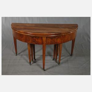 Großer Demi-Lune Auszugstisch