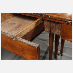 Großer Demi-Lune Auszugstisch