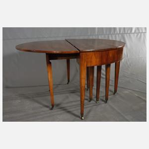 Großer Demi-Lune Auszugstisch