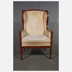 Ohrenbackensessel Biedermeier