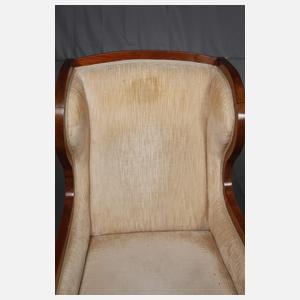 Ohrenbackensessel Biedermeier