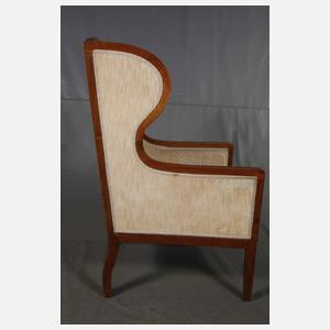 Ohrenbackensessel Biedermeier