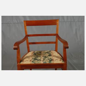 Paar Armlehnstühle Kirschbaum