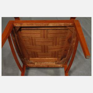 Paar Armlehnstühle Kirschbaum