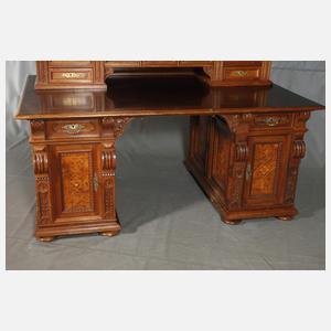 Prächtiger Aufsatzschreibtisch Historismus