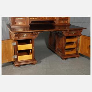 Prächtiger Aufsatzschreibtisch Historismus