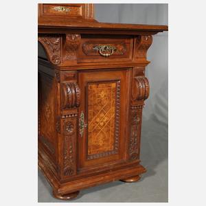 Prächtiger Aufsatzschreibtisch Historismus