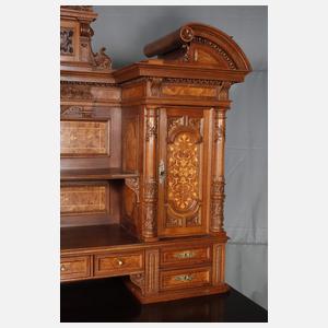 Prächtiger Aufsatzschreibtisch Historismus