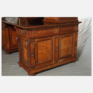 Prächtiger Aufsatzschreibtisch Historismus