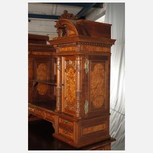 Prächtiger Aufsatzschreibtisch Historismus