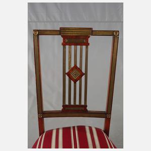 Paar klassizistische Stühle