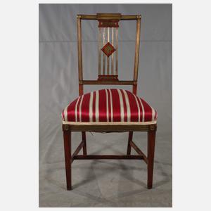 Paar klassizistische Stühle