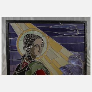 Großes Bleiglasfenster